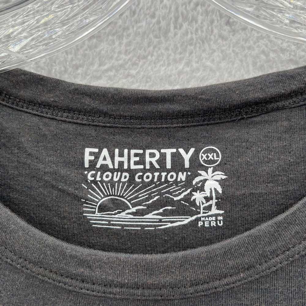 New Faherty Shirt Mens 2XL Gray Cloud Cotton Top … - image 6