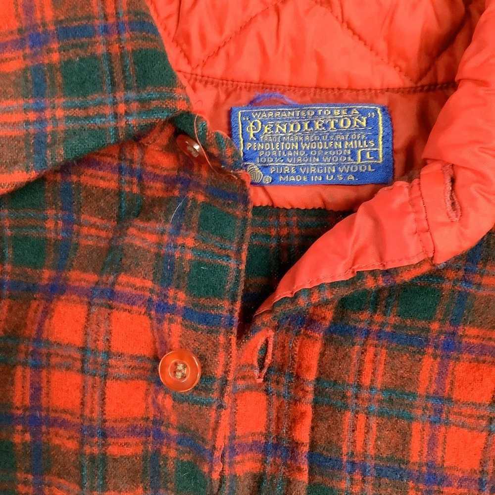 Vintage 1970's Pendleton Wool flannel shirt - image 2
