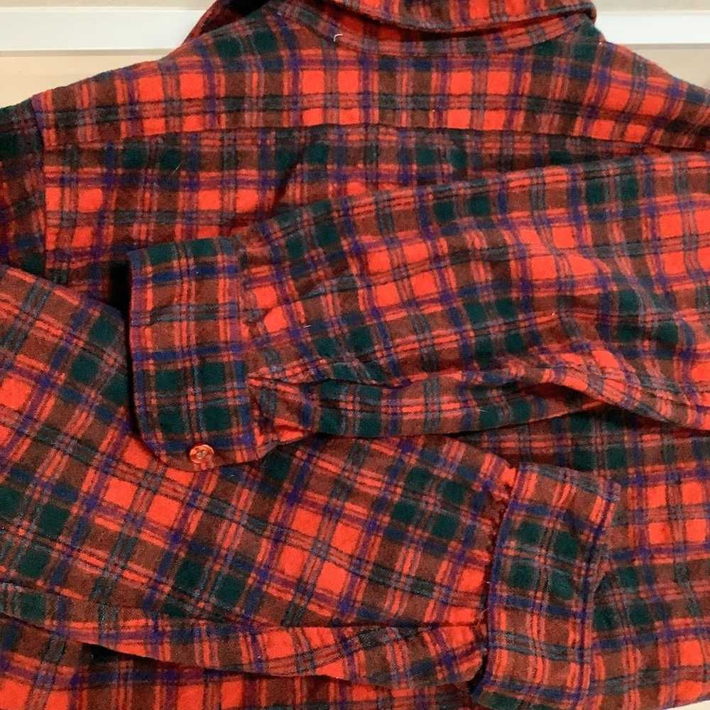 Vintage 1970's Pendleton Wool flannel shirt - image 5