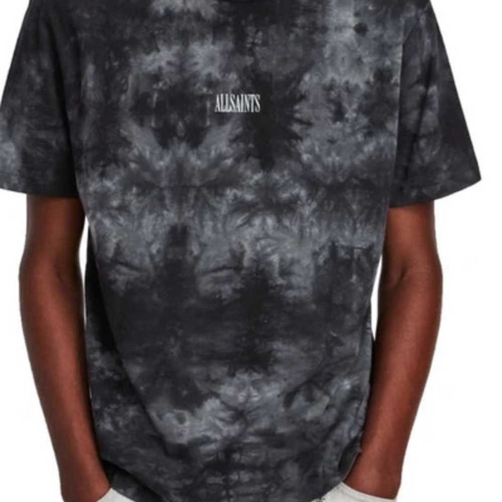 ALL SAINTS Tie-&-Dye Crew-Neck Cotton T-shirt men - image 1