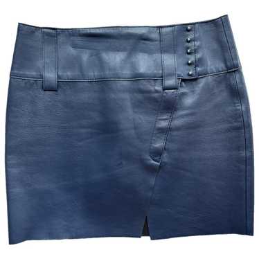 10 Crosby by Derek Lam Leather mini skirt - image 1