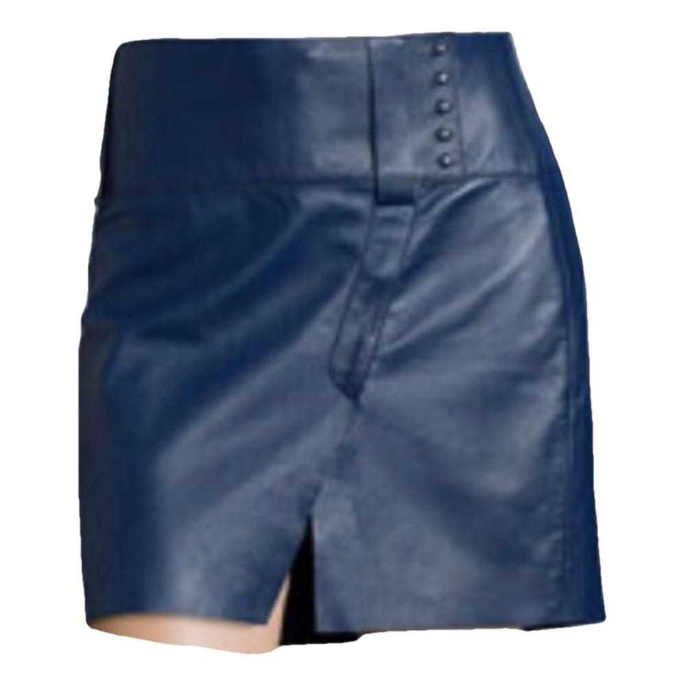 10 Crosby by Derek Lam Leather mini skirt - image 2