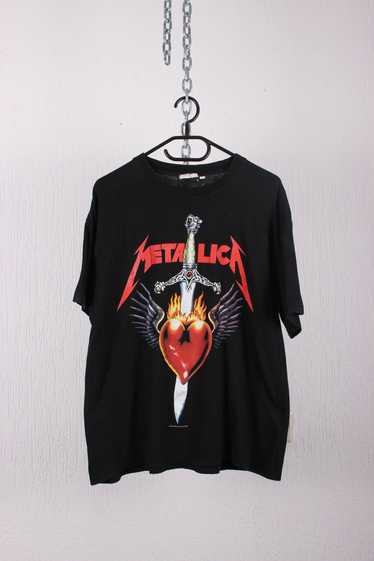 Band Tees × Metallica × Rock T Shirt Vintage Band 