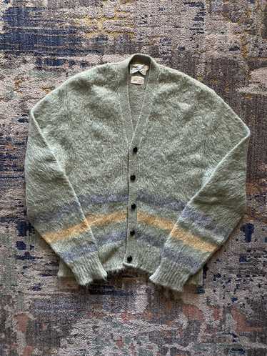 Mint green mohair cardigan - Gem