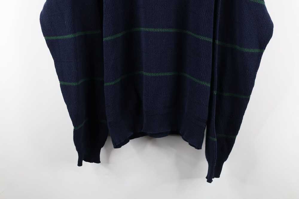 Nautica × Vintage Vintage 90s Nautica Knit Half Z… - image 3