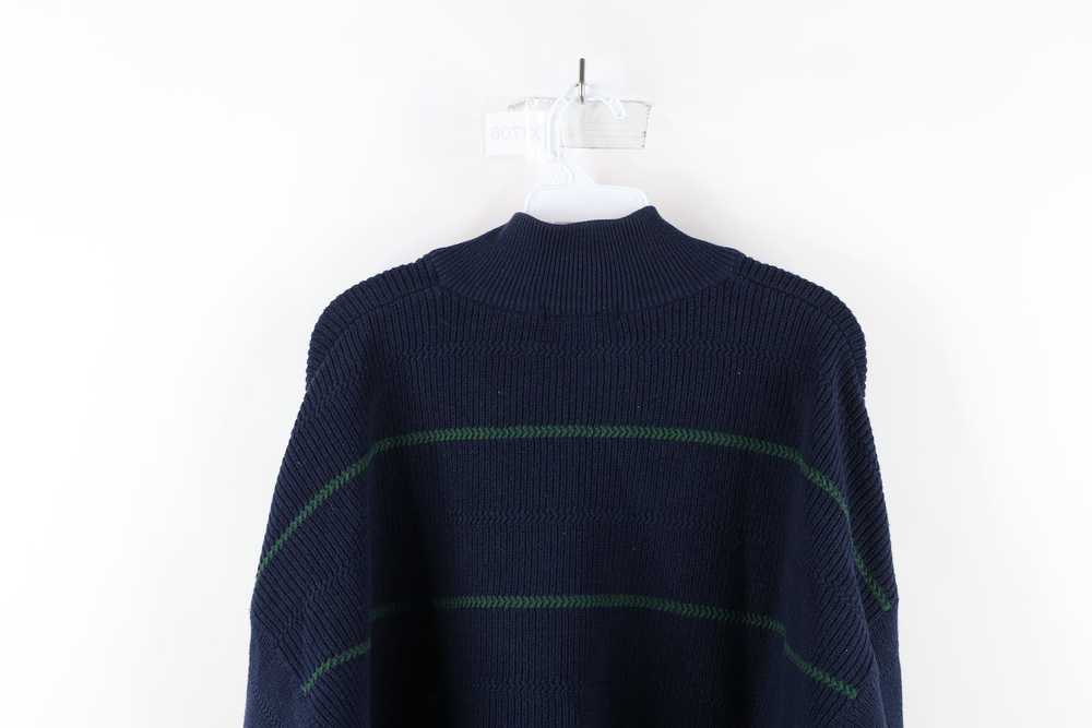 Nautica × Vintage Vintage 90s Nautica Knit Half Z… - image 7