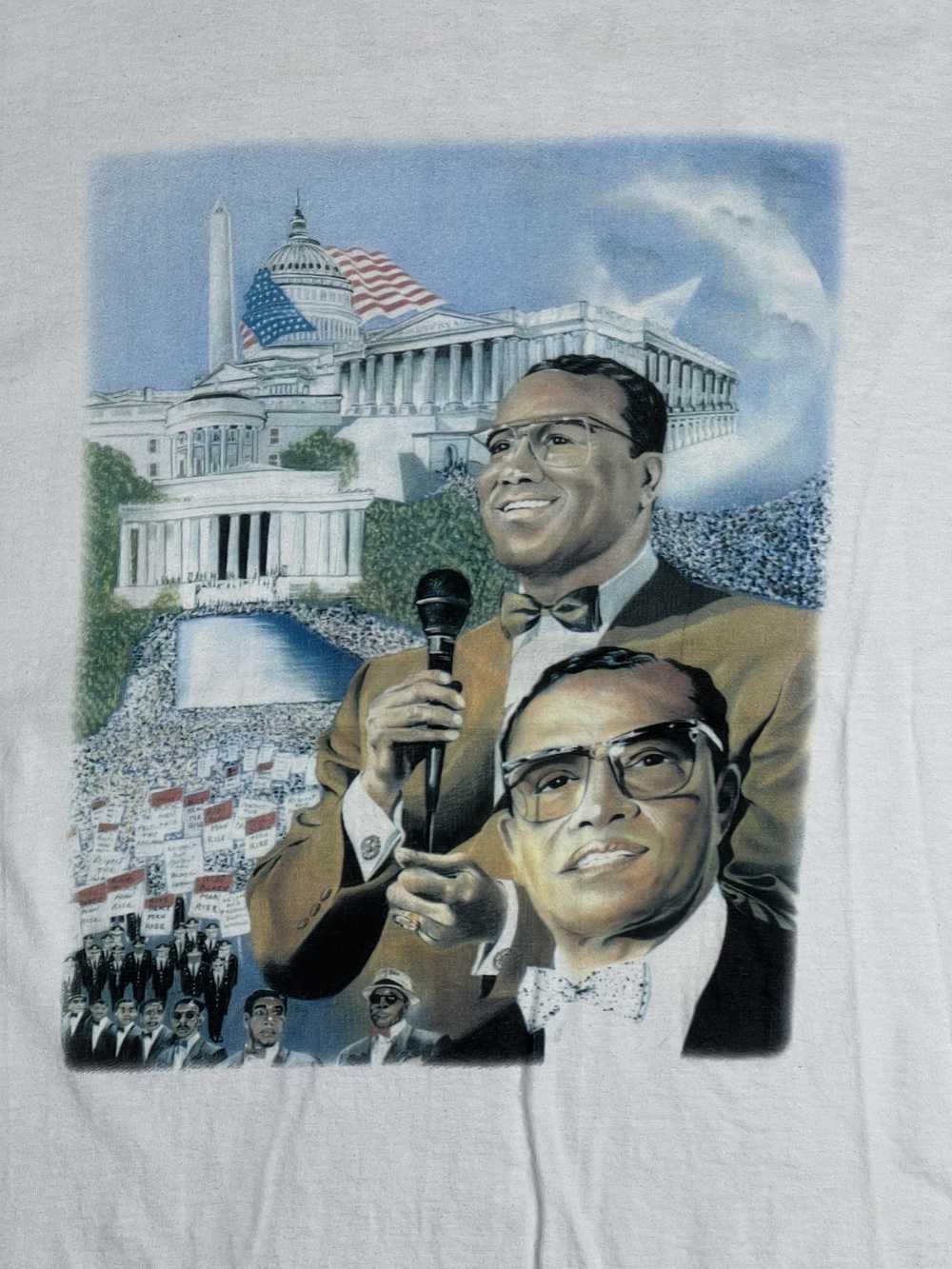 Rap Tees × Vintage Vintage 90s Million Man March … - image 3