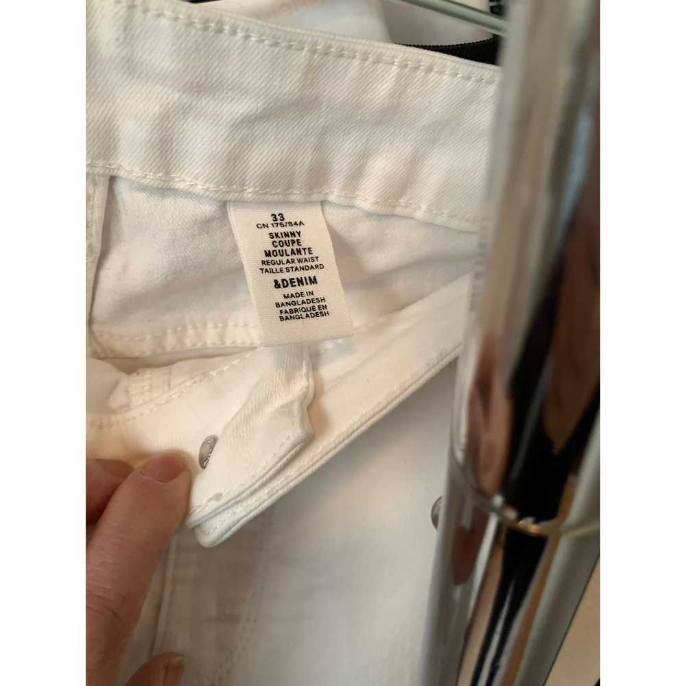 Other & Denim Women's Pants Size 33 White - image 6