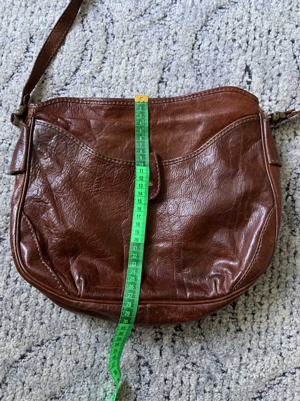 Other The Bridge Vintage Leather Brown Shoulders … - image 12