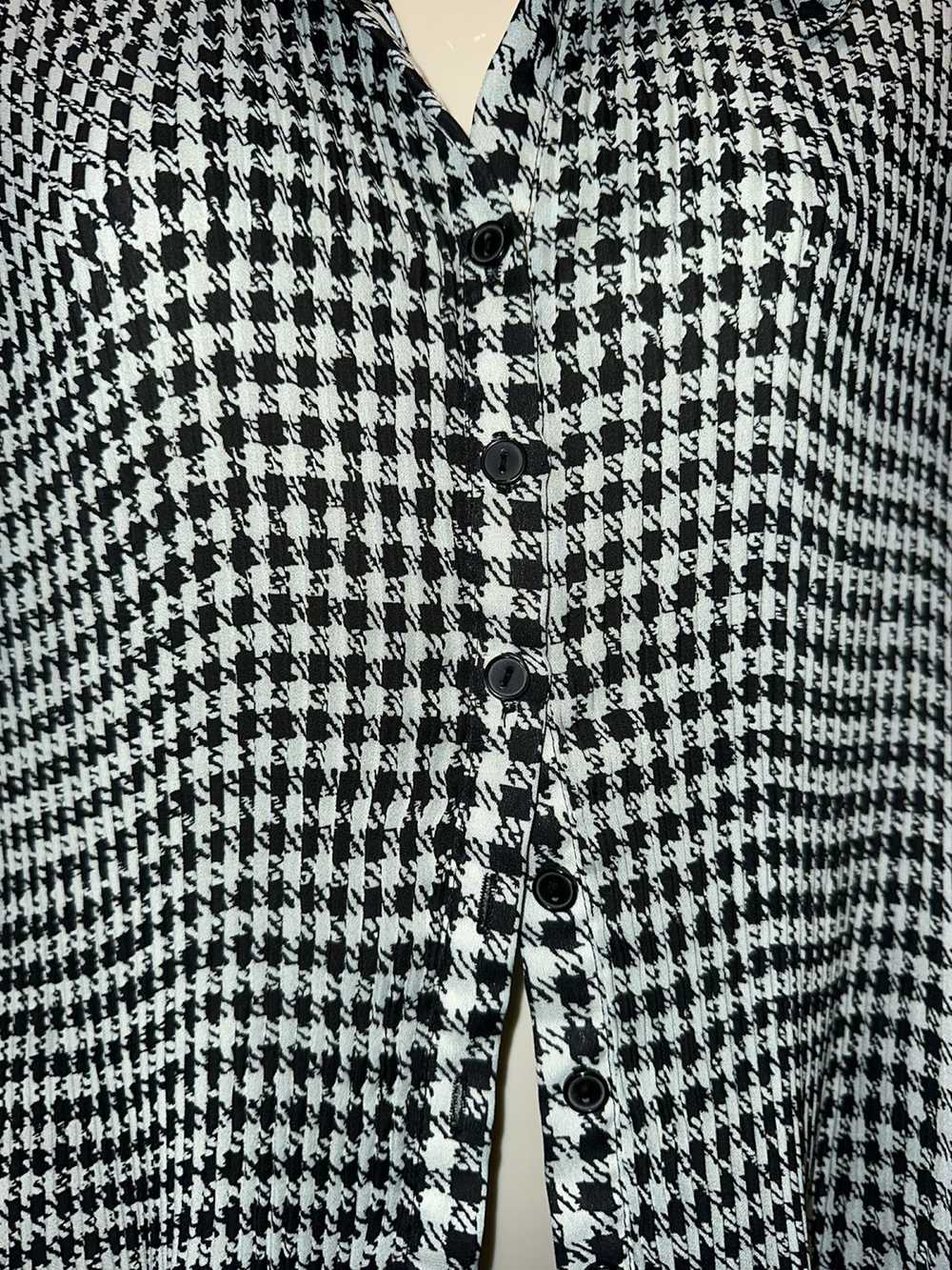 Other Covington Y2K Stretch Pleated Houndstooth L… - image 2