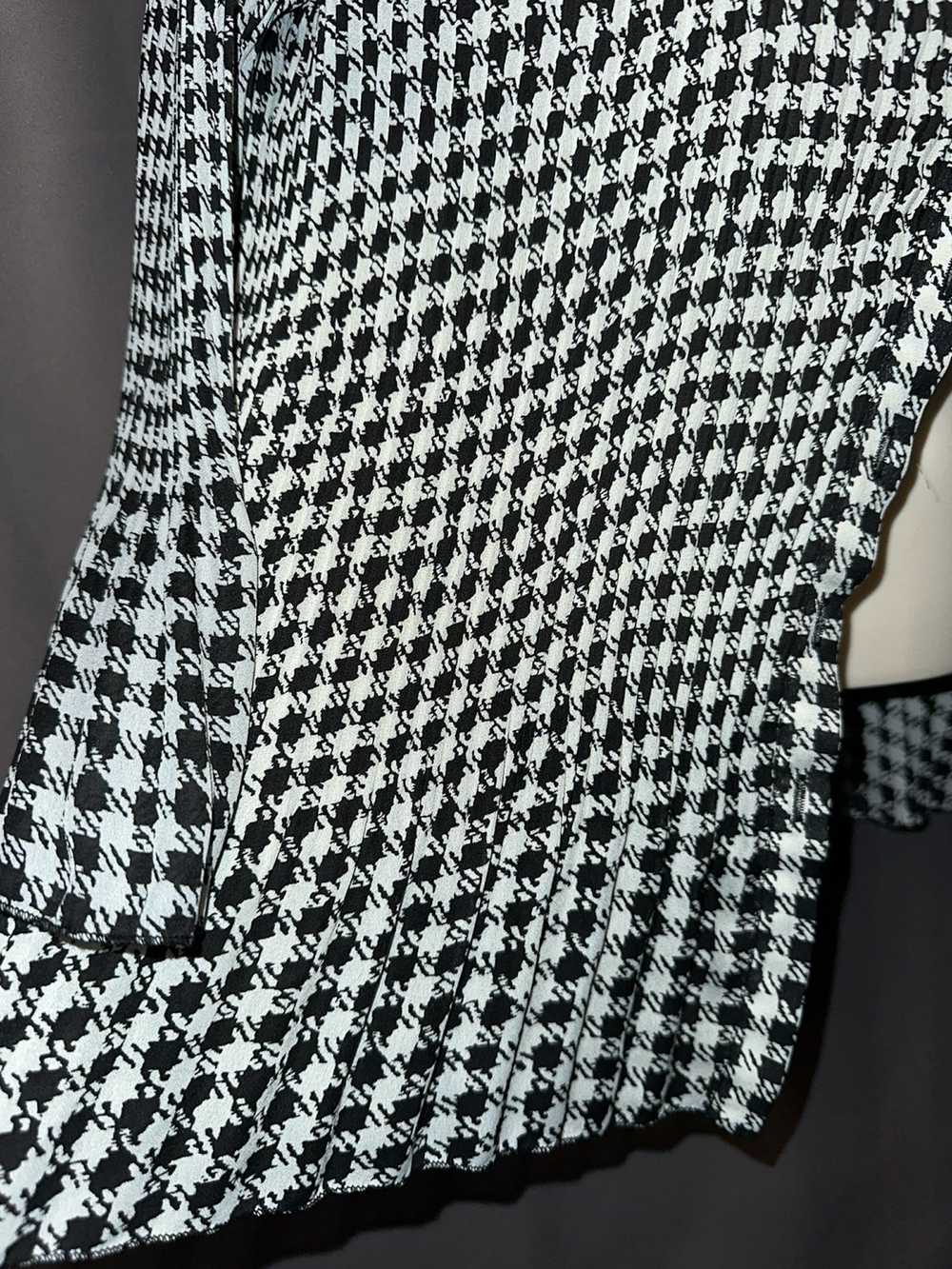 Other Covington Y2K Stretch Pleated Houndstooth L… - image 4