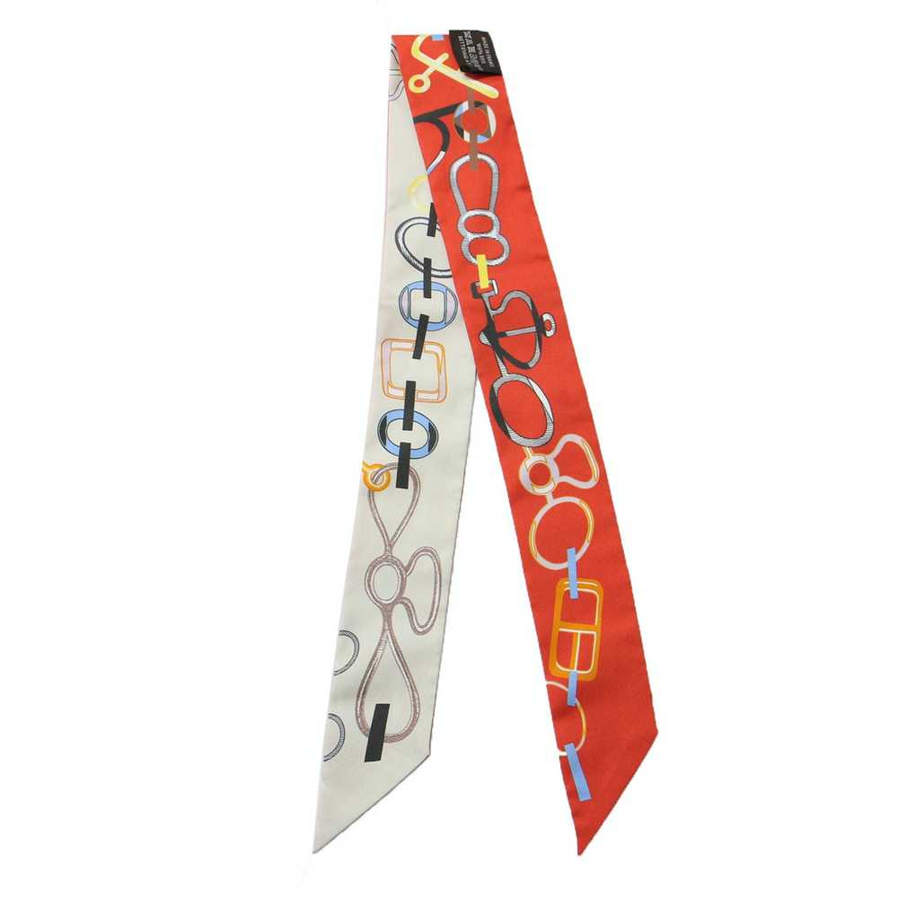 Hermes HERMES Twilly Muffler/Scarf Do Re Boucles … - image 2