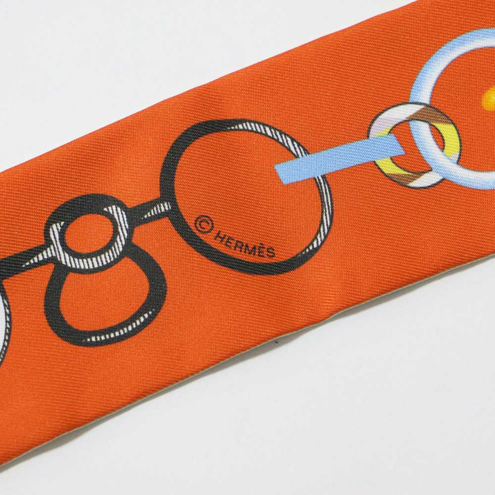 Hermes HERMES Twilly Muffler/Scarf Do Re Boucles … - image 3
