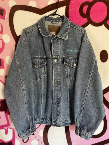 Denim Jacket × Made In Usa × Port Authority VTG 90