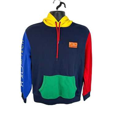 Polo hi tech hot sale color blocked hoodie