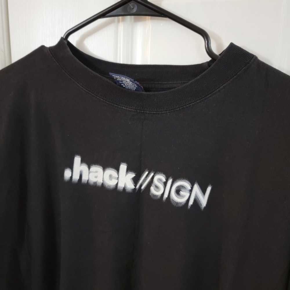 Vintage 2003 .Hack//sign anime show shirt - image 3