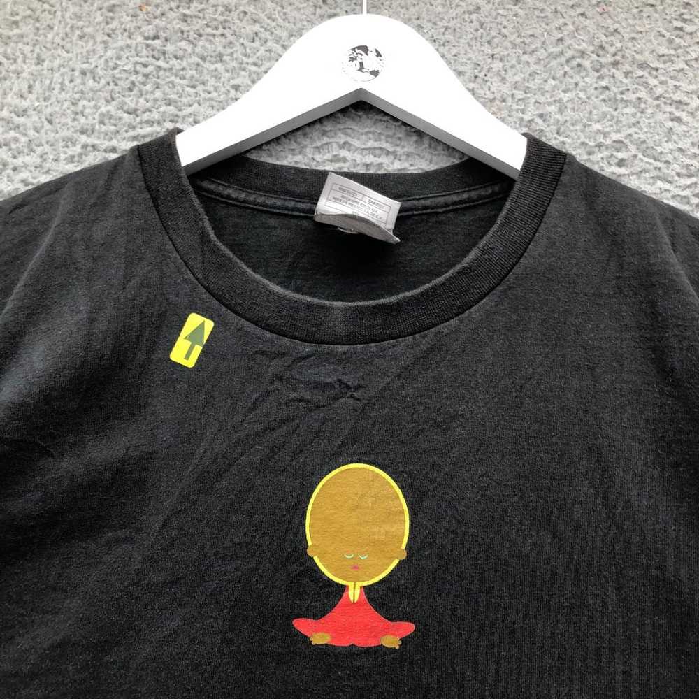 Vintage Y2K Nike Orange Monk Graphic Logo T-Shirt… - image 6