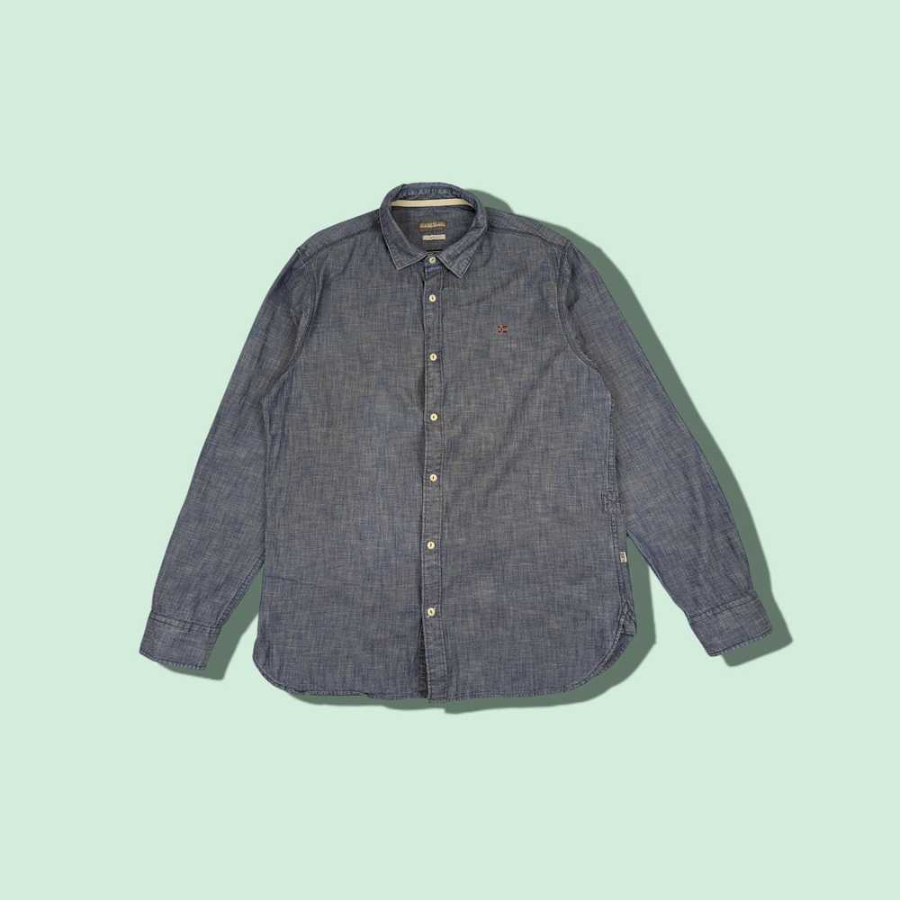 Napapijri NAPAPIJRI Denim Style Button Up Shirt S… - image 1