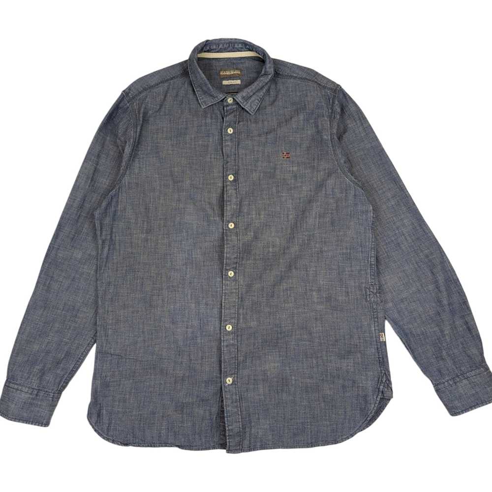 Napapijri NAPAPIJRI Denim Style Button Up Shirt S… - image 2