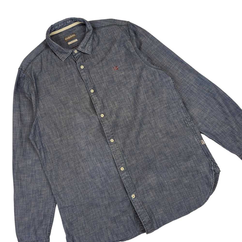 Napapijri NAPAPIJRI Denim Style Button Up Shirt S… - image 3