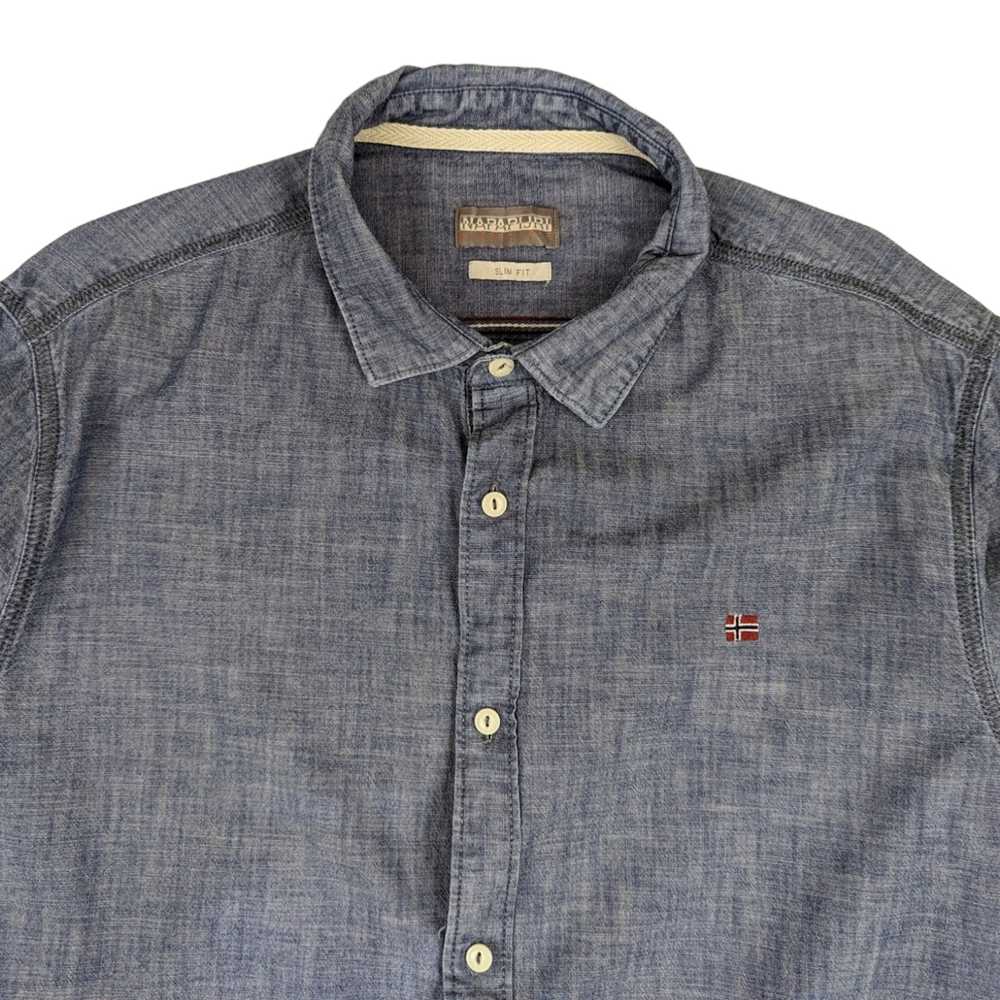 Napapijri NAPAPIJRI Denim Style Button Up Shirt S… - image 4