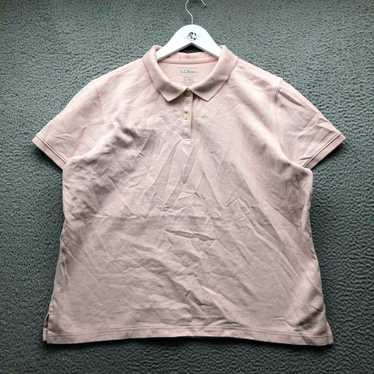 Vintage LL Bean Polo Shirt Women's XL Short Sleev… - image 1