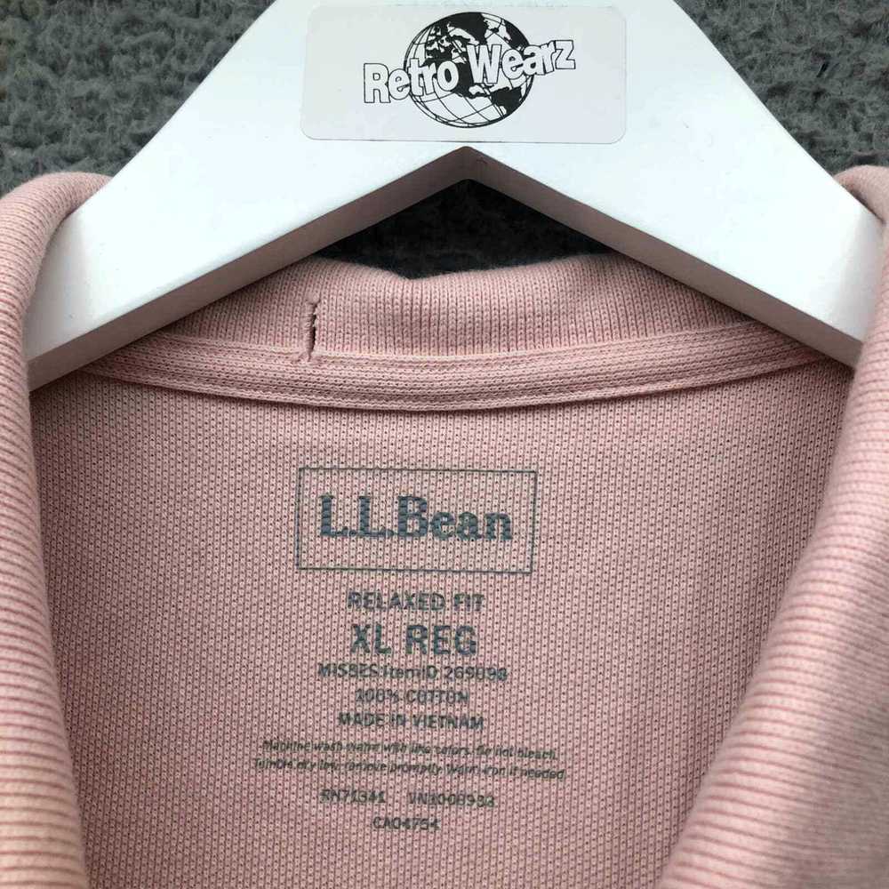 Vintage LL Bean Polo Shirt Women's XL Short Sleev… - image 3