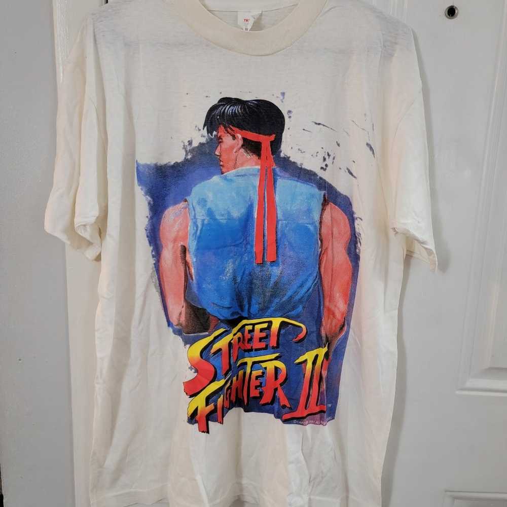 Vintage 1991 Street fighter 2 Capcom shirt - image 1