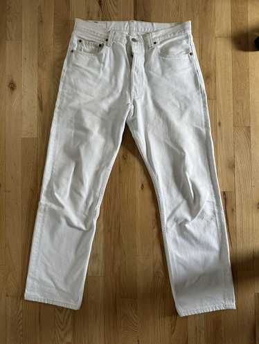Levi's Vintage White Levi’s 501 Jeans