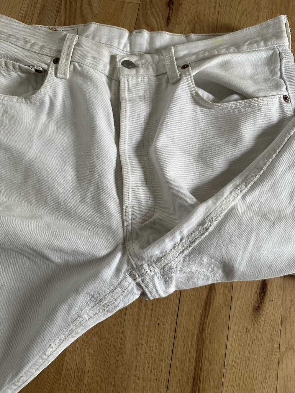 Levi's Vintage White Levi’s 501 Jeans - image 6