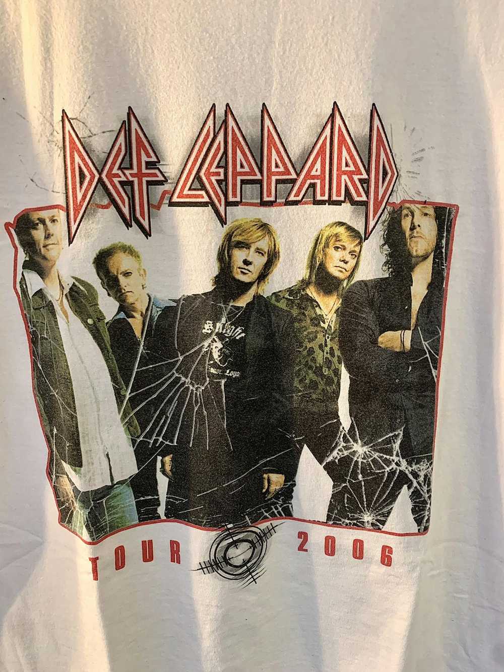 Band Tees × Rock T Shirt × Vintage Y2K 2006 Def L… - image 2