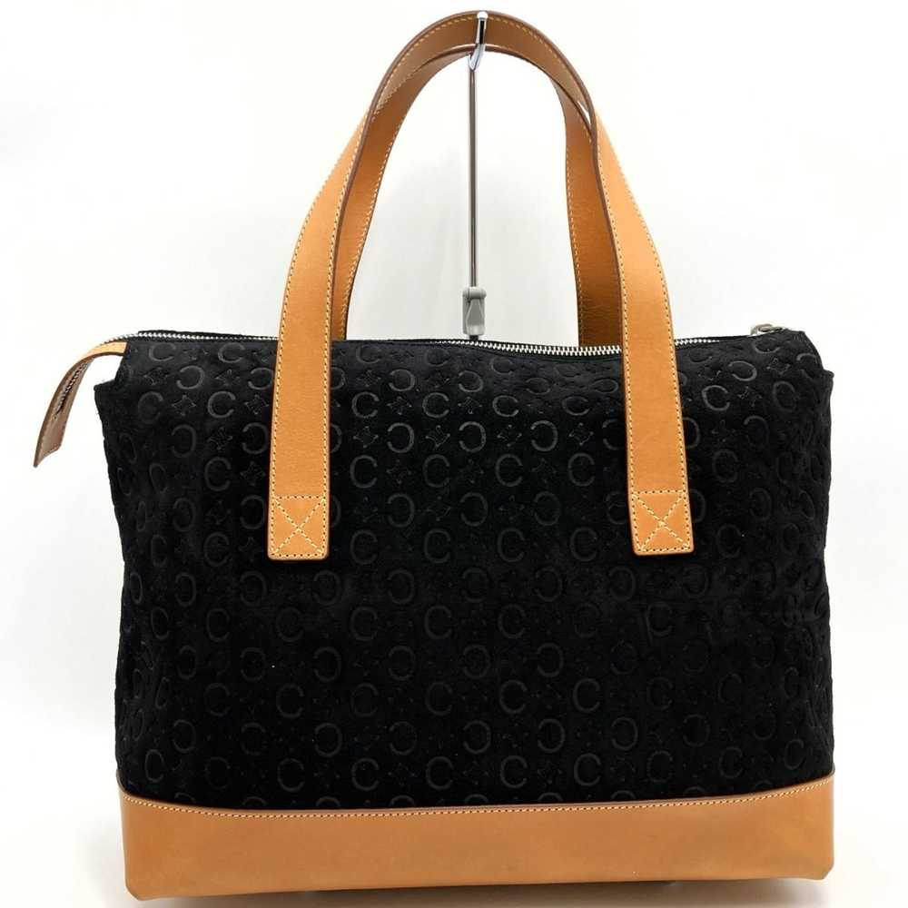 Celine CELINE C macadam tote bag handbag black su… - image 2