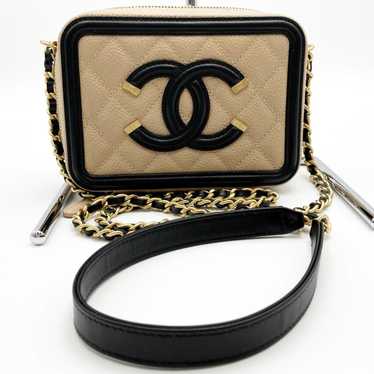 Chanel CHANEL CC Filigree Coco Mark Shoulder Bag … - image 1