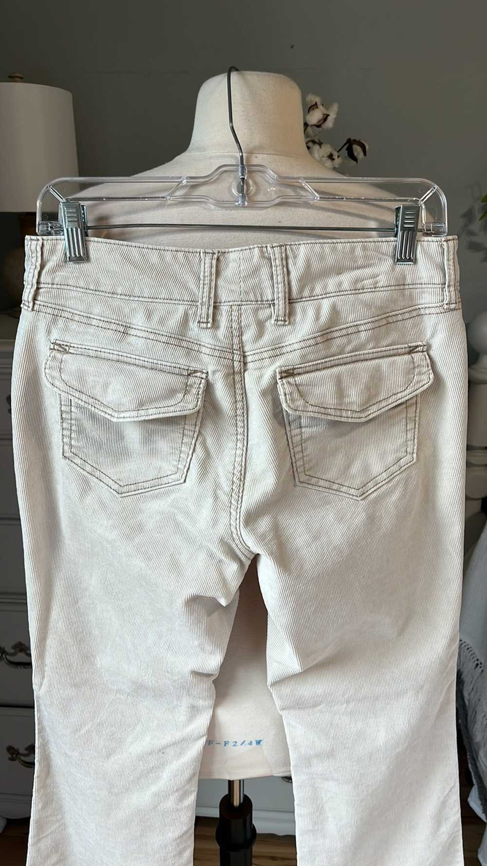 Gap GAP Cords Beige Corduroy Pants Low Rise Strai… - image 5