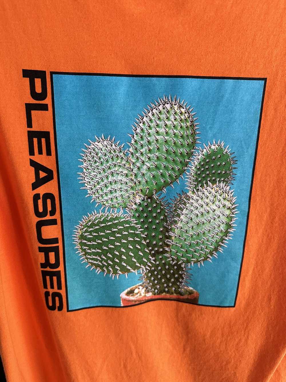 Pleasures Pleasures Spiked Cactus Orange Tee - image 4