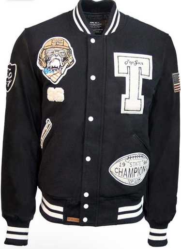 Streetwear Top Gun® Wool-Leather Top Dog Varsity J