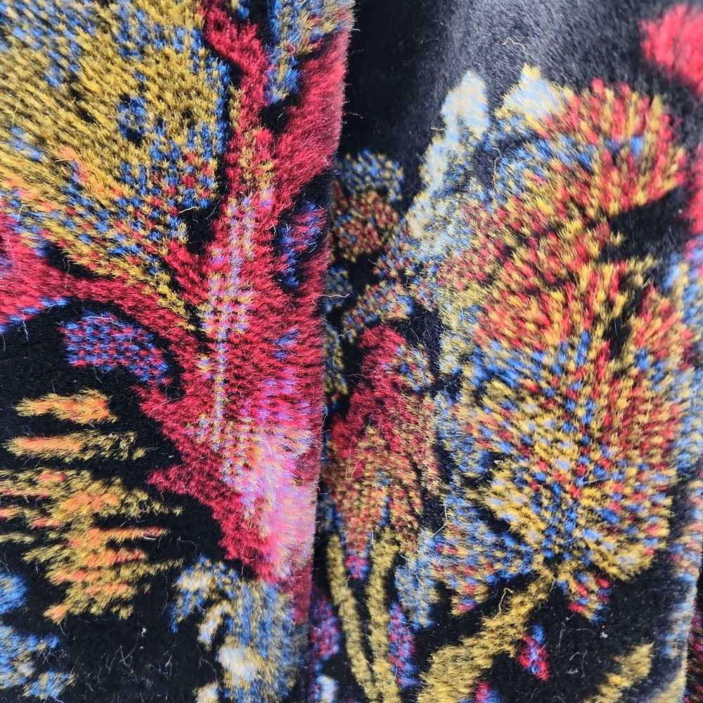 Vintage Donnybrook VTG Over-Sized Floral Faux Fur… - image 8