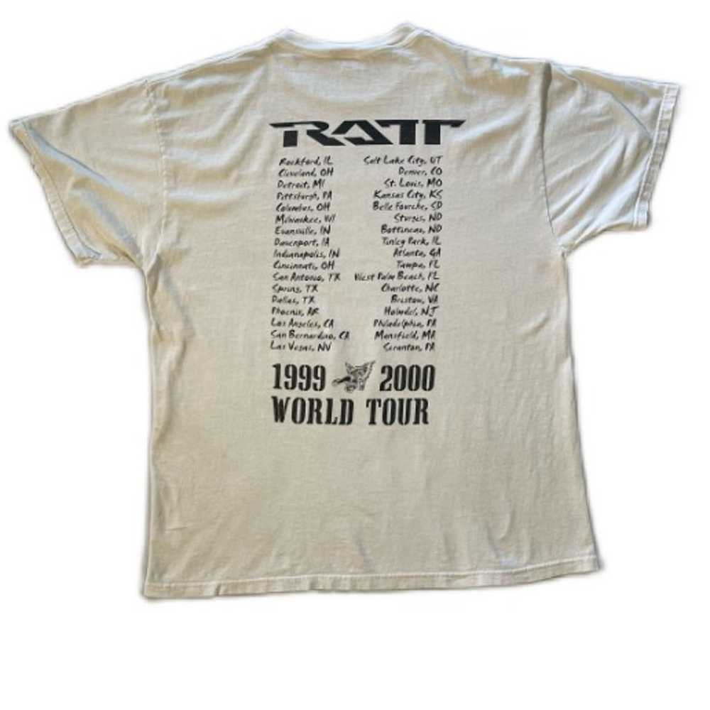 1999 RATT WORLD TOUR SHIRT - image 2
