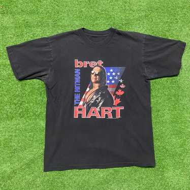 Bret Hart Hitman Pink Snapback Hat - Roots of Fight