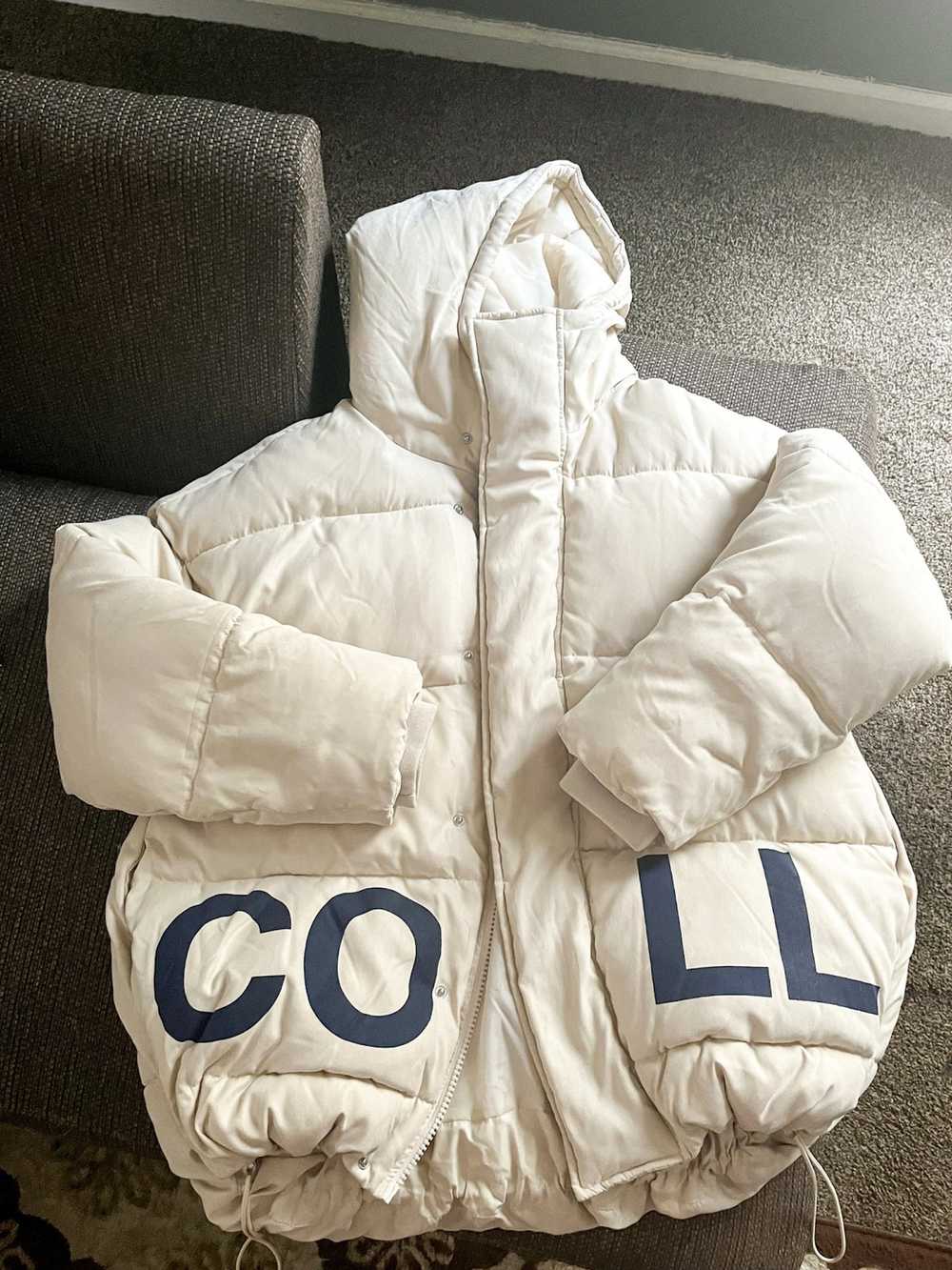 Asos COLLUSION Unisex oversized printed puffer ja… - image 1