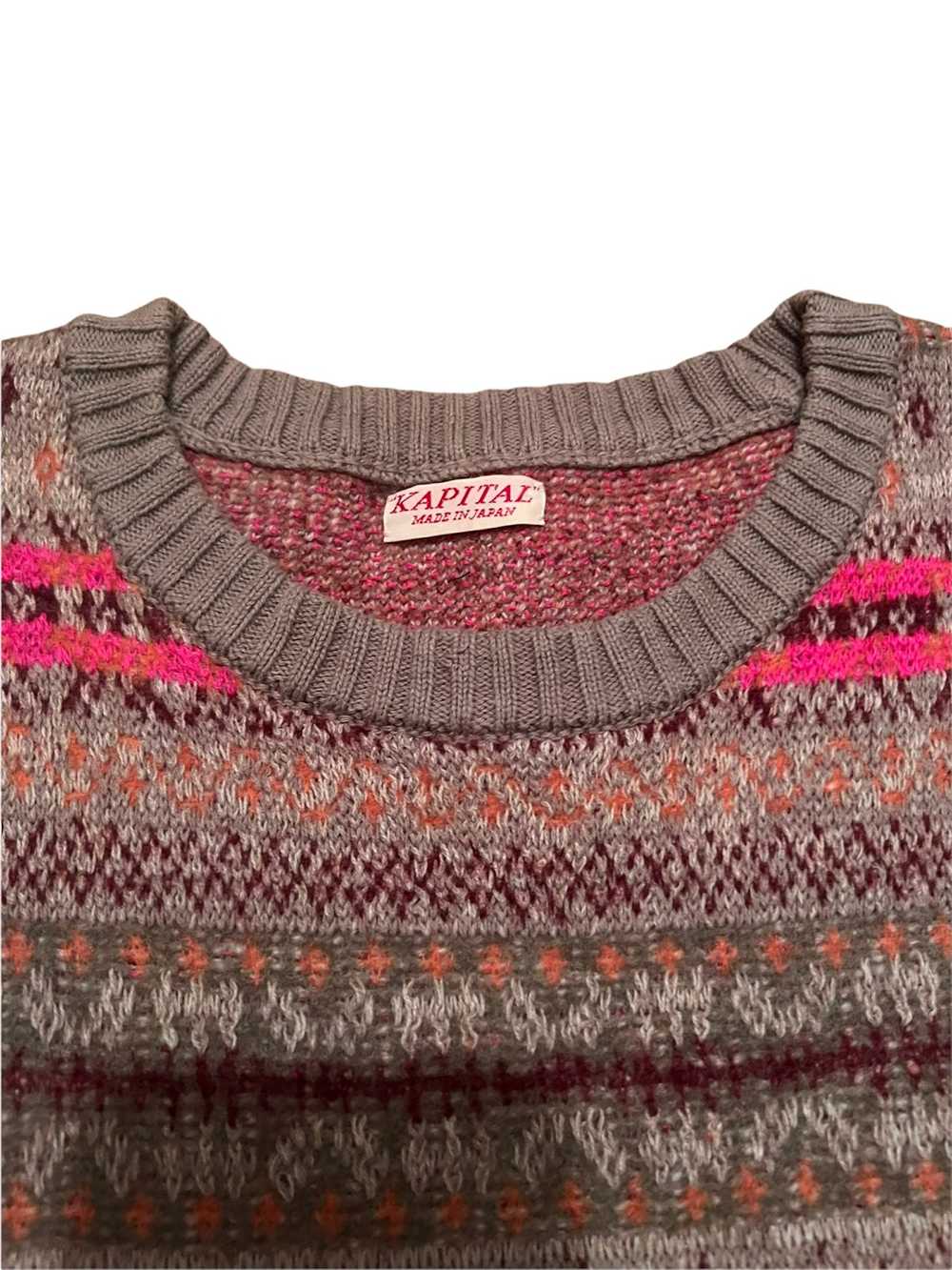 Kapital Kapital Skeleton Knit Sweater - image 6