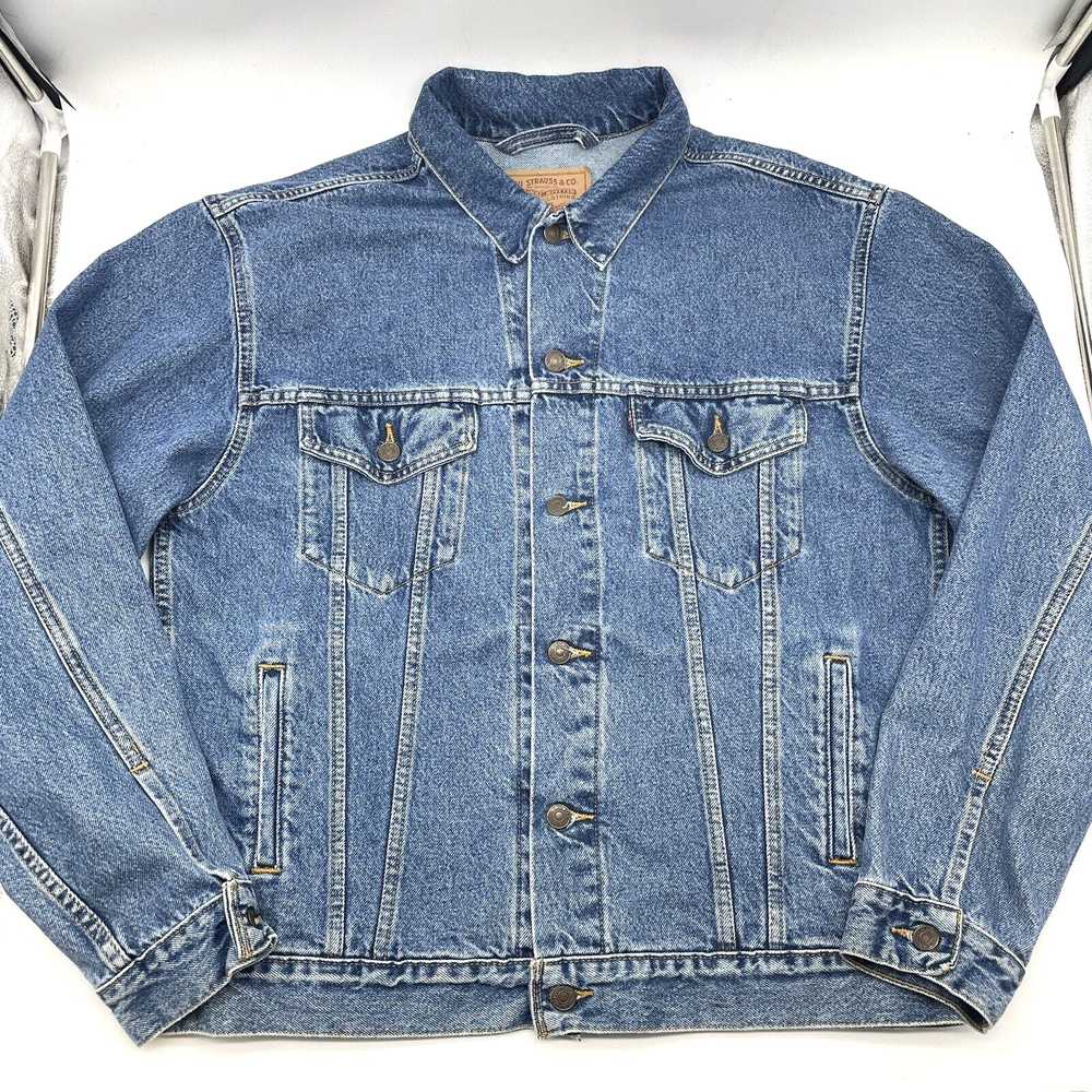 Levi's 1989 Levi Strauss Medium Wash Button Down Deni… - Gem