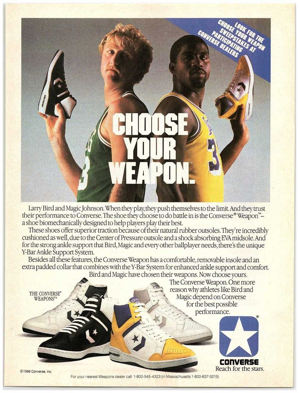 Converse × NBA × Vintage Vintage 80s NBA Converse… - image 2