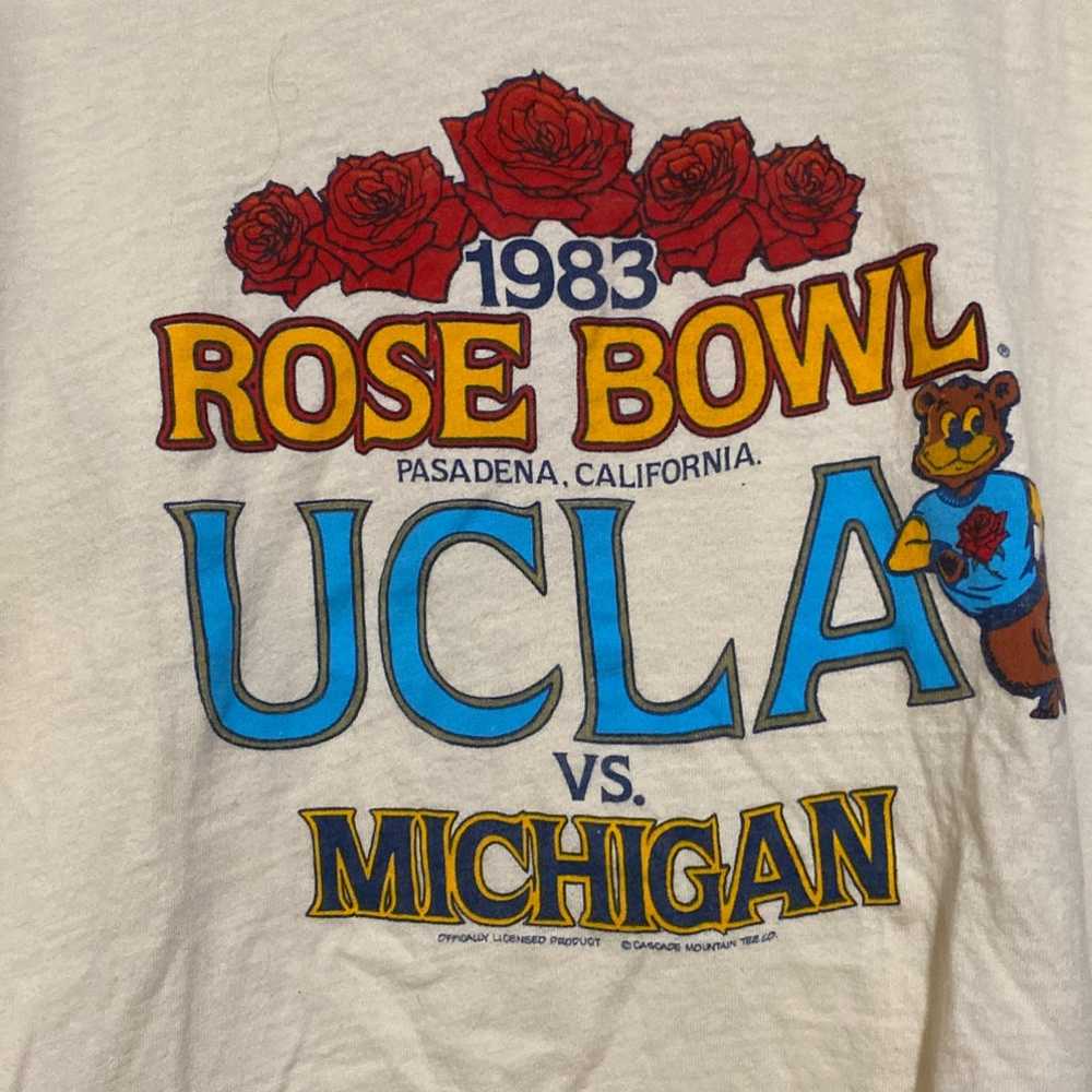 1983 Rose Bowl UCLA vs MICHIGAN T-Shirt - image 5