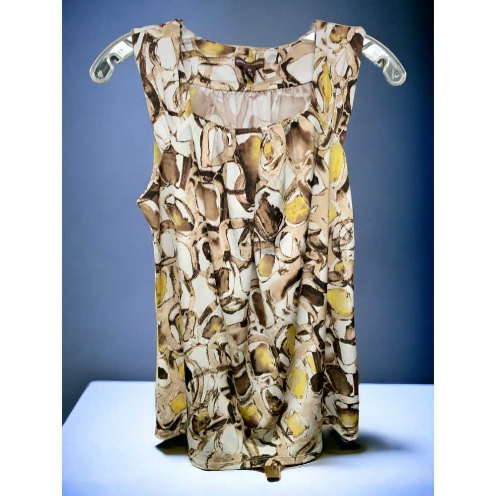 Designer Dana Buchman sleeveless brown camo pullo… - image 7