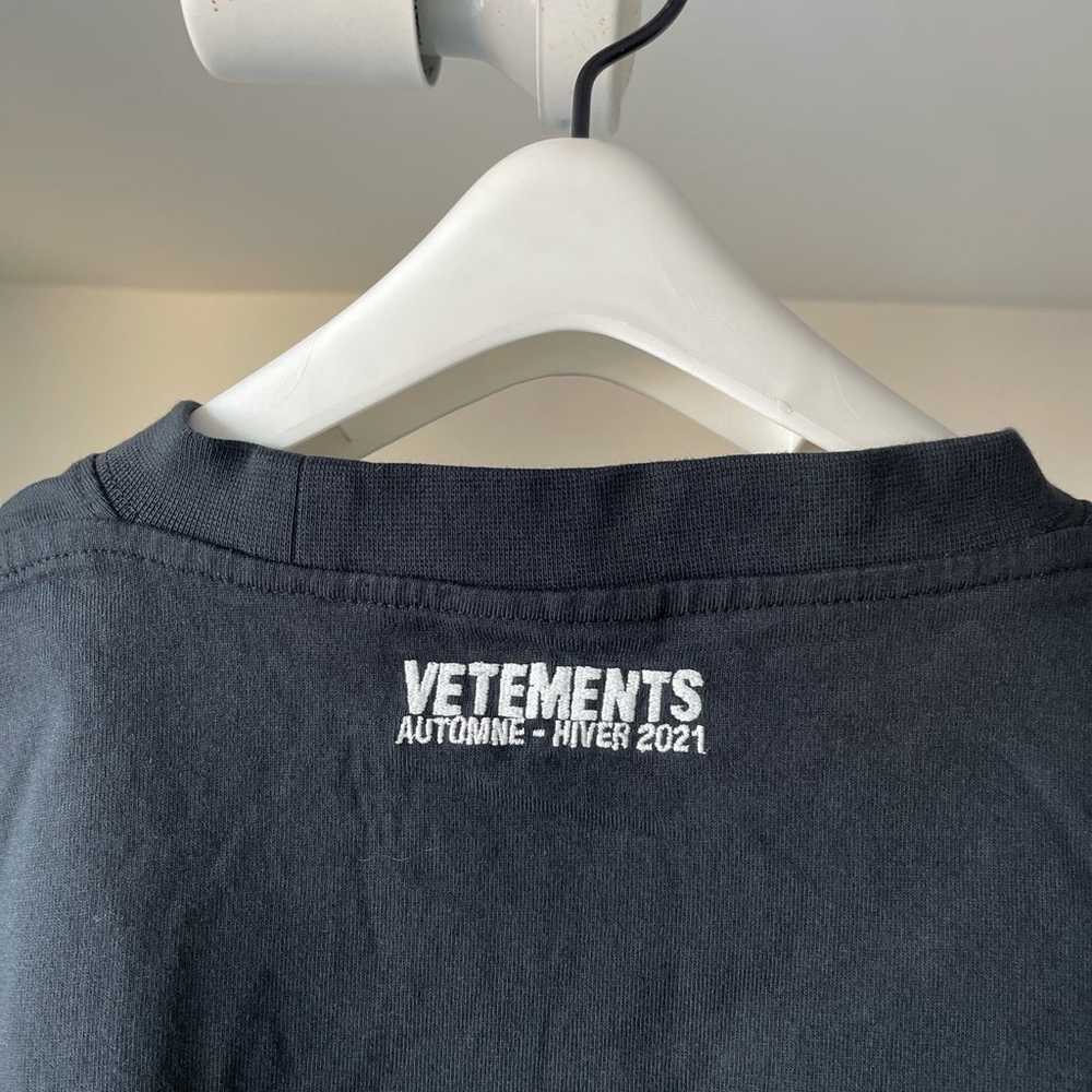 Vetements World Tour Oversized T-Shirt - image 3