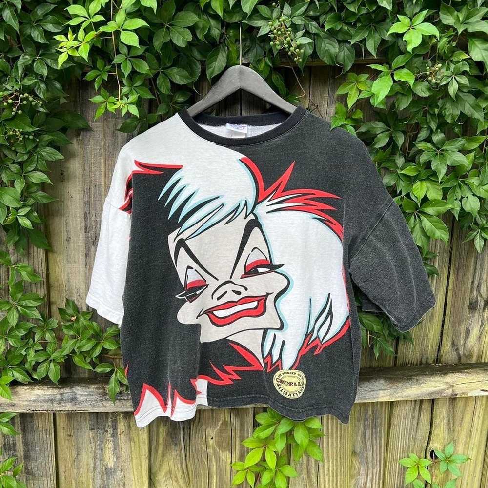 Disney Villains Vintage 80s 90s Cruella Big Face … - image 2