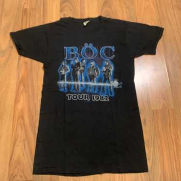 Vintage 80s Blue Oyster Cult Tour 1982 Concert Tee