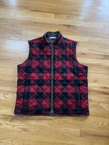 Peter Millar Buffalo Check Peter Millar Vest Sz XL