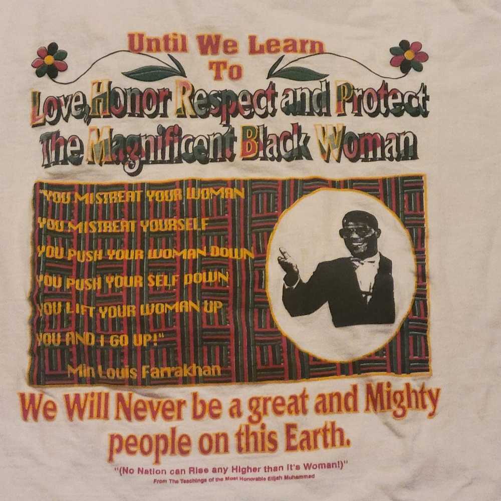 Vintage Farrakhan Nation Of Islam LOVE RESPECT PR… - image 2